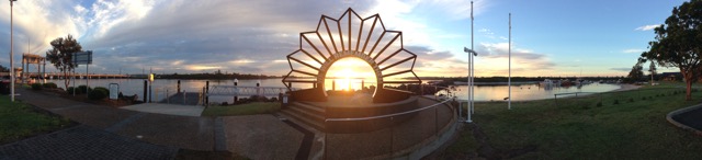 Swansea RSL Rising Sun Anzac Memorial